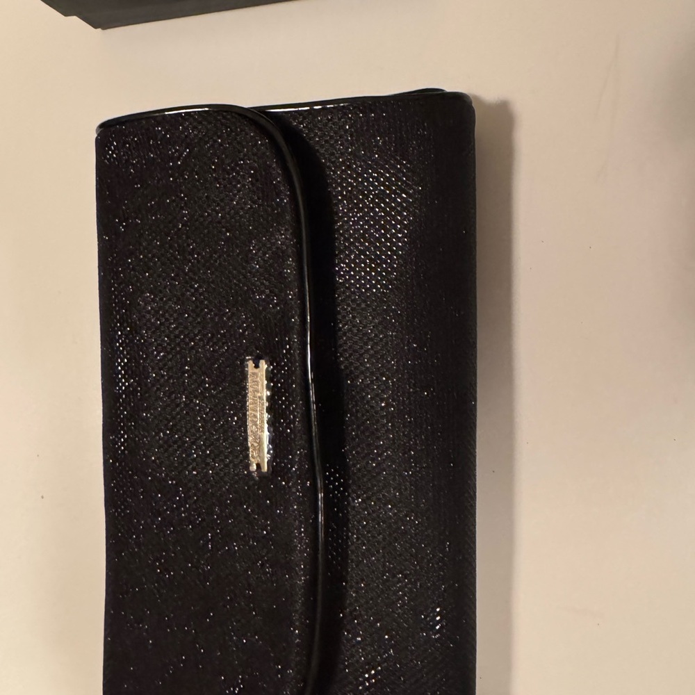 Giorgio Armani Black Clutch. Vintage 80s. New never used.